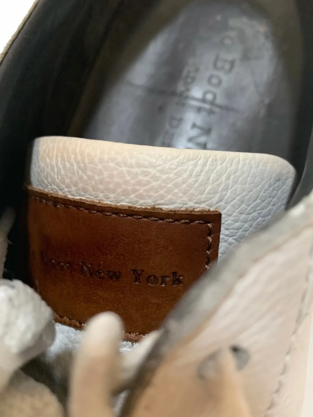 8.5 / To boot new york leather sneakers